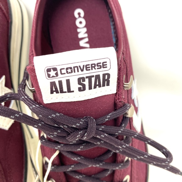 Converse Star Player 76 OX Retro Low Top Canvas Bordo Men Size Sneakers A04250C - Picture 6 of 11